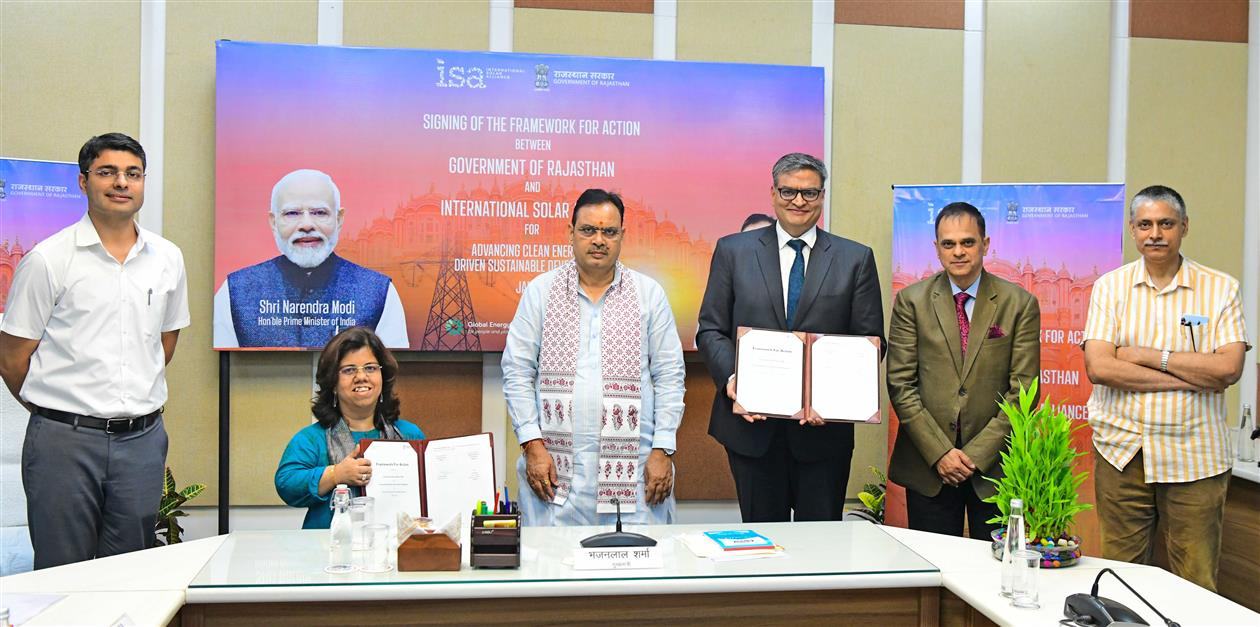 सौर ऊर्जा में राजस्थान बन रहा वैश्विक केंद्र-मुख्यमंत्री भजनलाल शर्मा